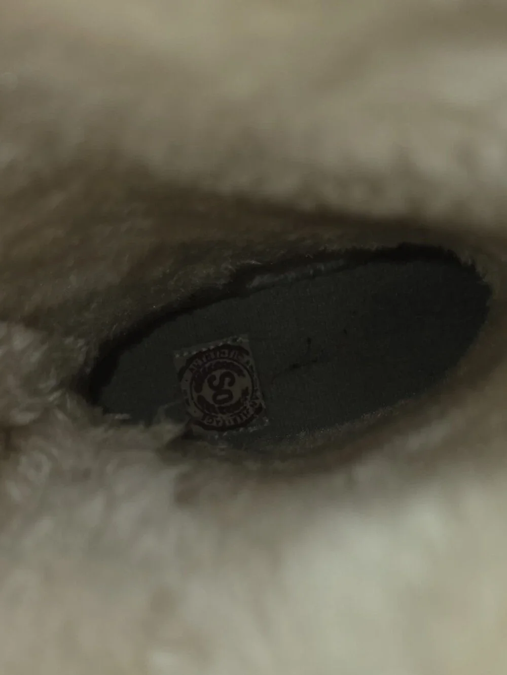 SO Women's Brown Faux-Shearling Button Winter Boots